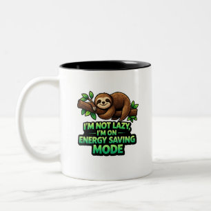 Funny Sloth Energy Saving Mode Coffee Mug