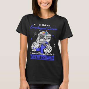 Funny Sloth Esophageal Cancer Warrior T-Shirt