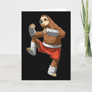 Funny Sloth Fighter - Muay Thai Kickboxing Gift Card