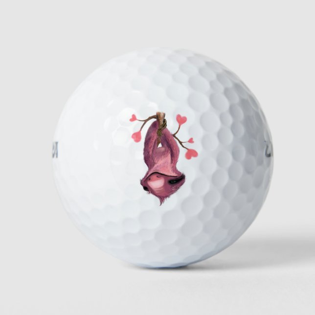 Funny Sloth Golf Balls (Front)