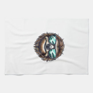 Funny Sloth Graphic with Sunglasses, Men Women Kid Tea Towel