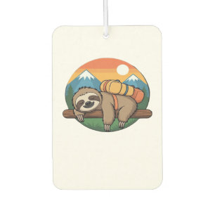 Funny Sloth Hiking Classic T-Shirt_1 Car Air Freshener