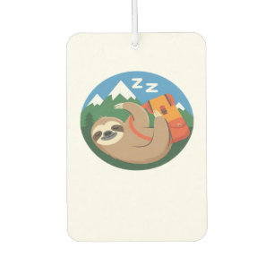 Funny Sloth Hiking Classic T-Shirt_2 Car Air Freshener