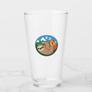 Funny Sloth Hiking Classic T-Shirt_2 Glass