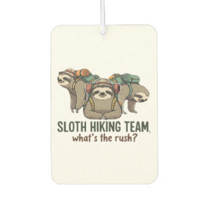Funny Sloth Hiking Classic T-Shirt_5 Car Air Freshener