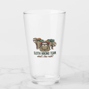 Funny Sloth Hiking Classic T-Shirt_5 Glass