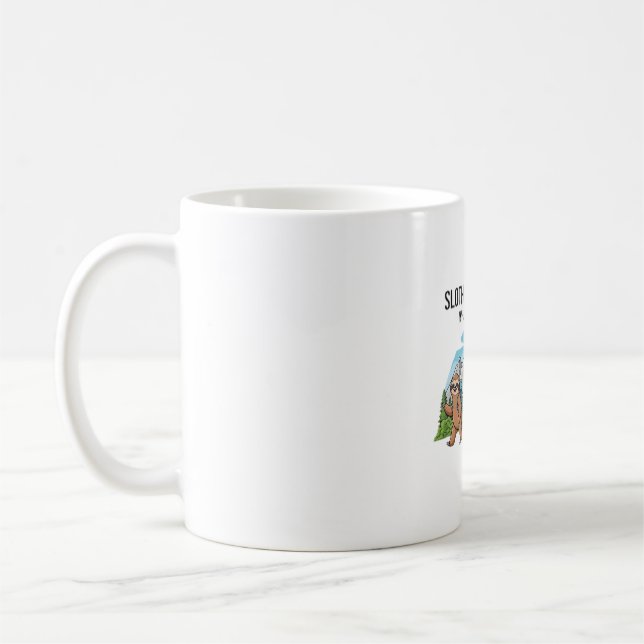 Funny Sloth Hiking Classic T-Shirt_6 Coffee Mug (Left)
