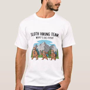 Funny Sloth Hiking Classic T-Shirt_6 T-Shirt