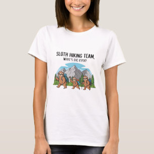Funny Sloth Hiking Classic T-Shirt_6 T-Shirt