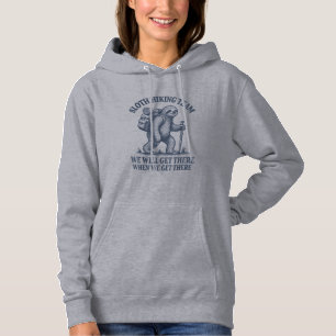 Funny Sloth Hiking T-Shirt_1 Hoodie