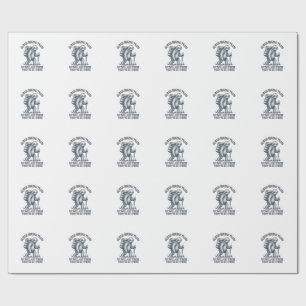 Funny Sloth Hiking T-Shirt_1 Wrapping Paper