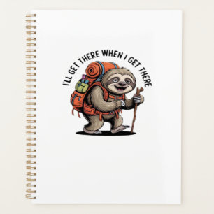 Funny Sloth Hiking Team - Slow and Steady Classic Planner