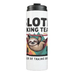 Funny Sloth Hiking - This funny sloth hiking gift Thermal Tumbler