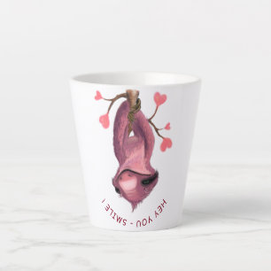 Funny Sloth Latte Mug - Custom Text