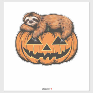 Funny Sloth on Halloween Pumpkin Essential T-Shirt