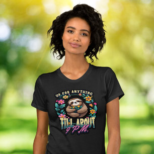 Funny Sloth Quote All Over Print T-Shirt