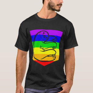 Funny Sloth Rainbow Lgbt Pride T-Shirt