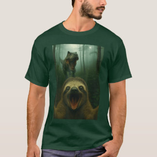Funny Sloth Sie withRe Dinosaur Gifts Men Women Ki T-Shirt