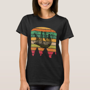 Funny Sloth Vintage Retro Pine Tree Men Women Kids T-Shirt