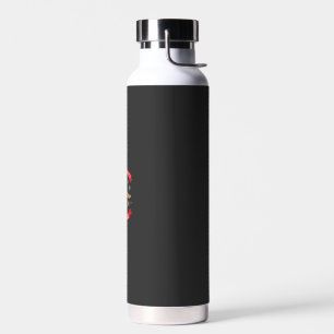 Funny Sloth wake me up when its Christmas Xmas Cut Water Bottle