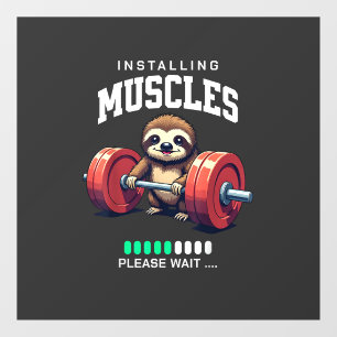 Funny Sloth Workout Gym Fitness Weightlifting T-Sh