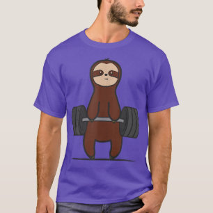Funny Sloth Workout Gym T-Shirt