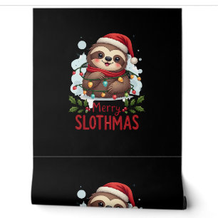 Funny Sloth Xmas Lights Merry Slothmas Sloth Chris Wallpaper