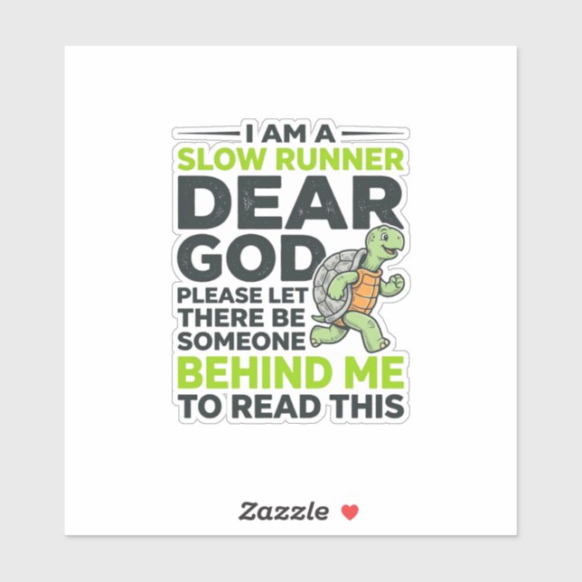 Funny Slow Runner Turtle Quote Vintage Engraving D (Sheet)
