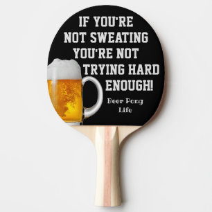 Funny Smack Talk Beer Ping Pong Paddle