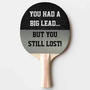 Funny Smack Talk Ping Pong Paddle