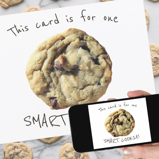 Funny Smart Cookie for Students from Teacher Card (Creator Uploaded)