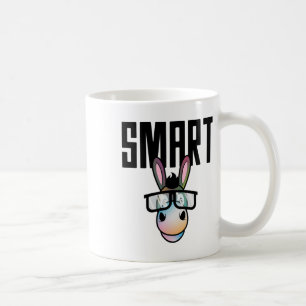Funny Smart Donkey Horseback Riding Lover Gift For Coffee Mug