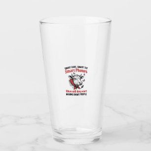 Funny Smart People Cow Vintage Engraving T-Shirt D Glass