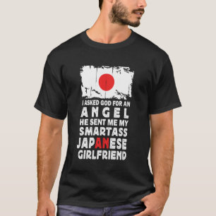 Funny Smartass Japanese Girlfriend Japan Flag T-Shirt