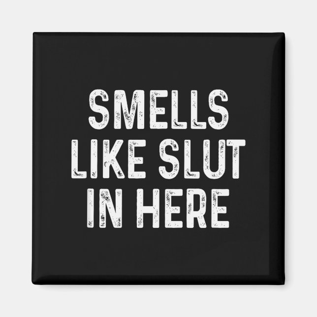Funny Smells Like In Here Offensive Adult Humor  Magnet (Front)