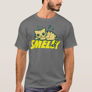 Funny Smelly Cat Cute Gift For Cat Lovers T-Shirt