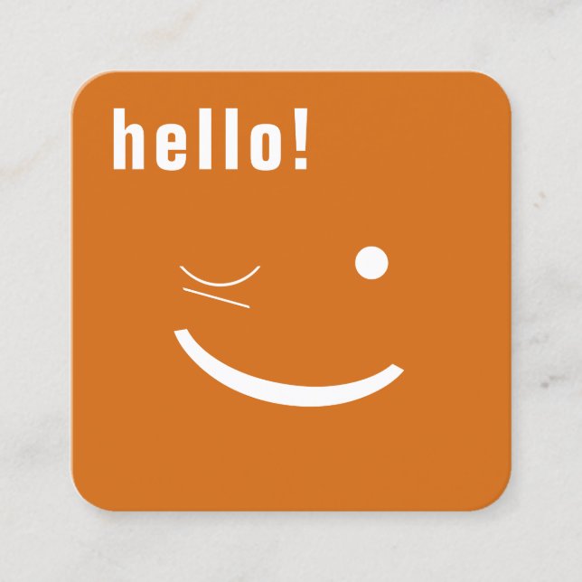 Funny smile card (Front)