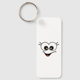 Funny, Smile Face Keychain