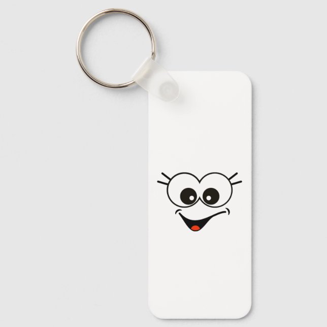 Funny, Smile Face Keychain (Front)