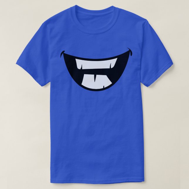 Funny Smile Mouth T-Shirt (Design Front)