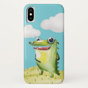 Funny Smiling Gator iPhone X Case