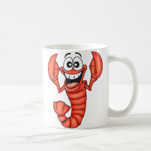Funny Smiling Lobster Coffee Mug