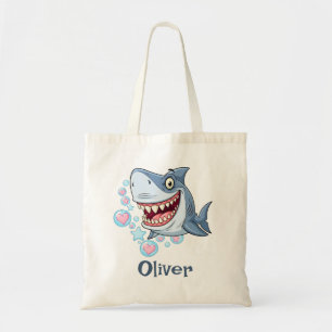 Funny Smiling Shark Tote Bag