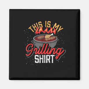Funny Smoked Meat Lover Men Gift Grilling Bbq Barb Magnet