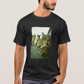 Funny Smoking Cat Meme Cigarette Cat Hilarious Cat T-Shirt