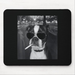 Funny Smoking Dog Meme Cigarette Gen Z Meme Dog Lo Mouse Pad