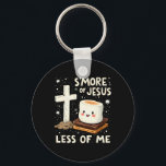 Funny Smore Of Jesus Less Of Me Holy Cross Religio Key Ring<br><div class="desc">Funny Smore Of Jesus Less Of Me Holy Cross Religious Camper</div>