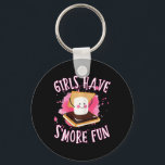 Funny Smores Camping Girls Have Smore Fun Camper G Key Ring<br><div class="desc">Funny Smores Camping Girls Have Smore Fun Camper Glamping</div>