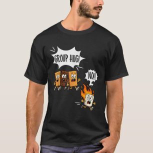 Funny Smores Group Hug Camping Campfire Roasting T-Shirt