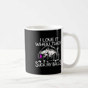 Funny Smutty Fisher Carp Fishing Coffee Mug